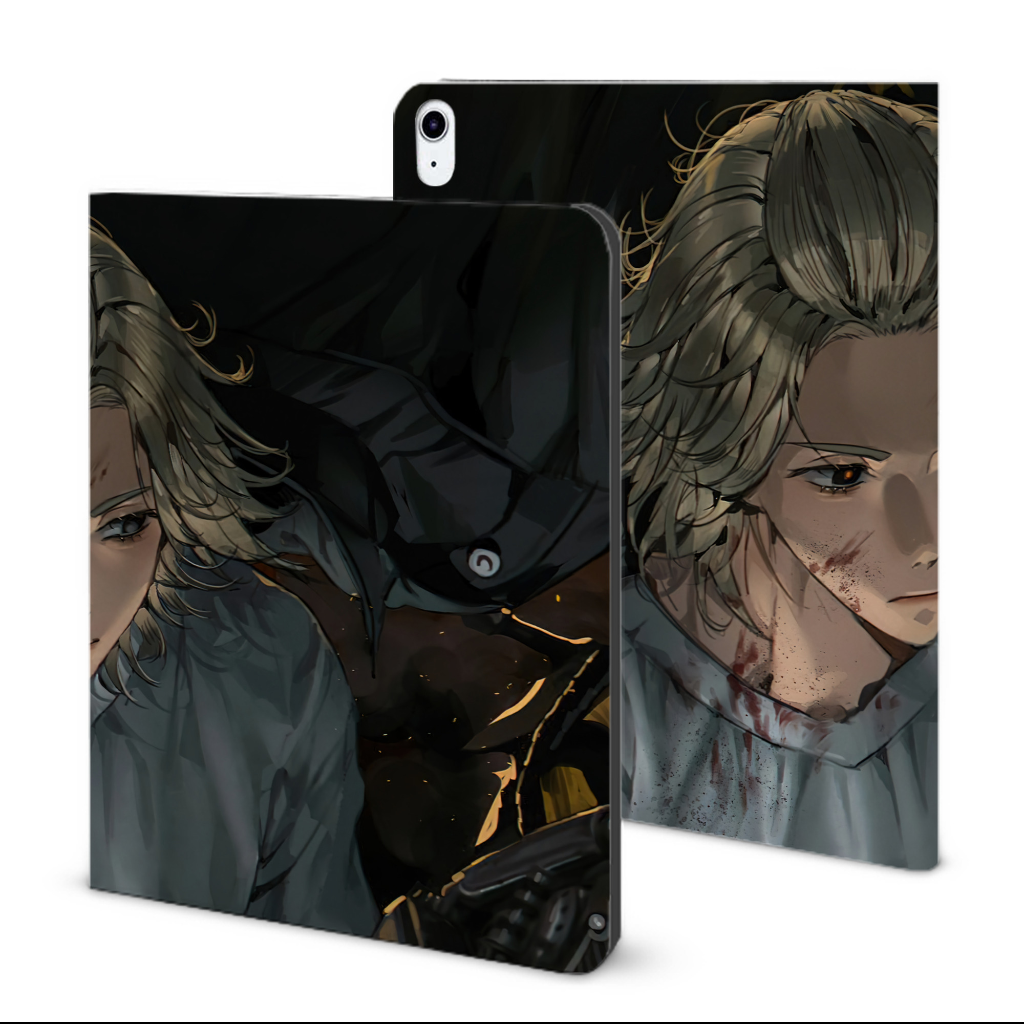 （画像用） 東京リベンジャーズ Tokyo Revengers IPad ケース ブック型 PUレザー TPU 耐衝撃 軽量 薄型 ペン収納なし 全面保護 IPad 各モデル対応